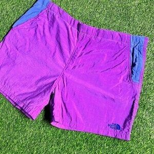 Vintage 80s The North Face Purple Womens Shorts